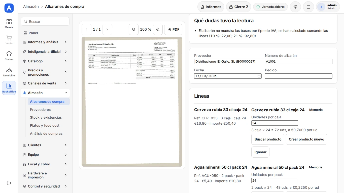 Revisar lo que ha leído AvantDocs