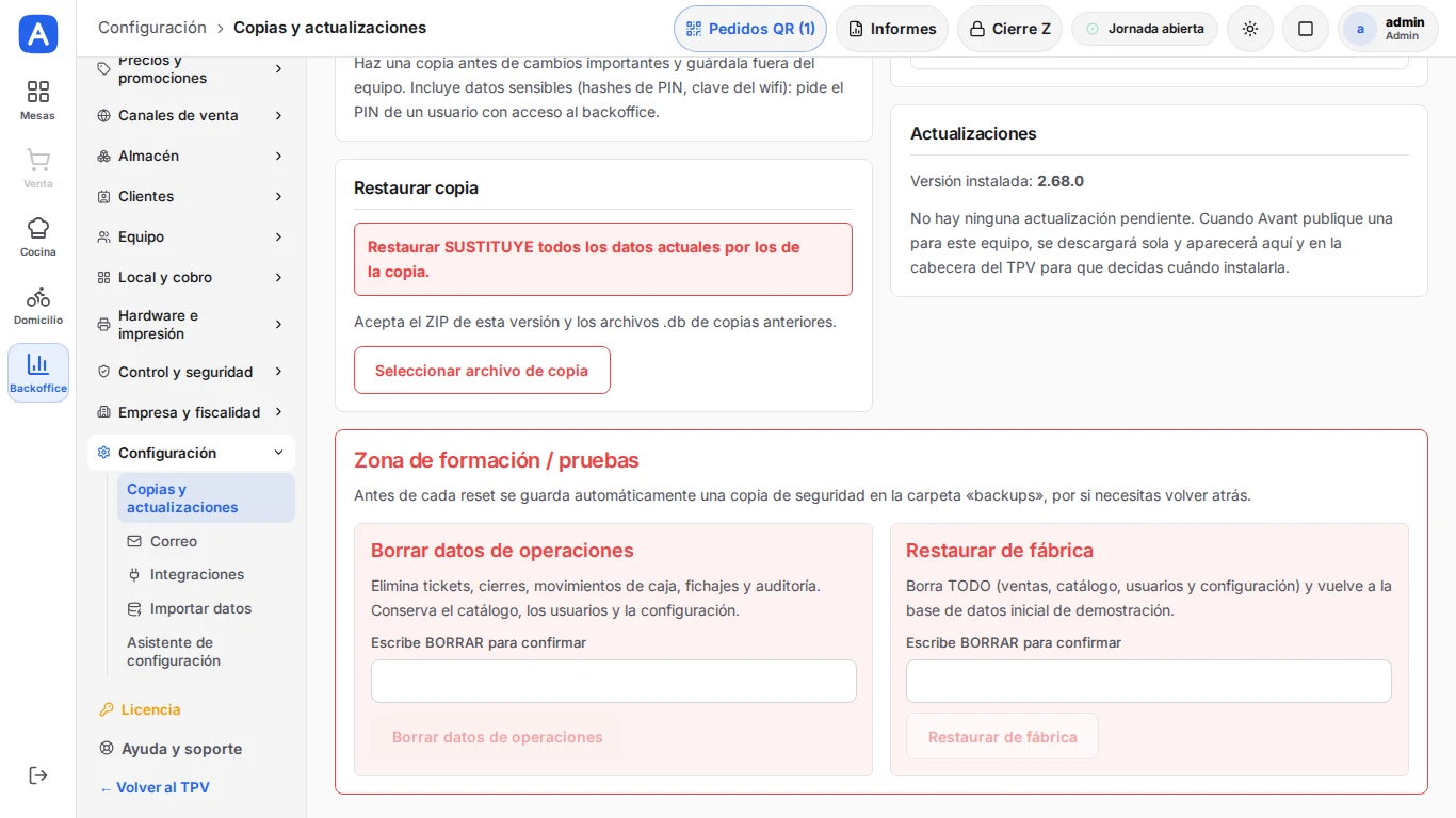 Configuración