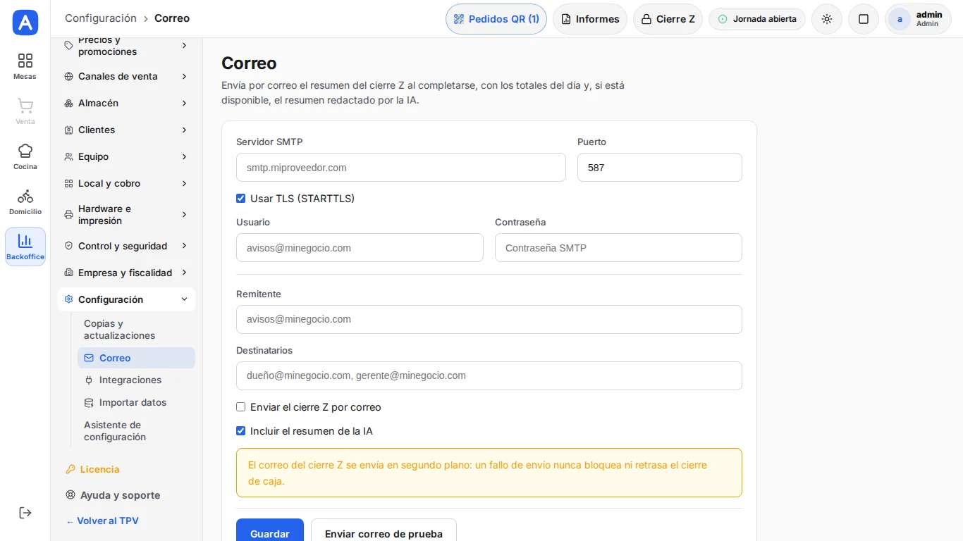 Configuración