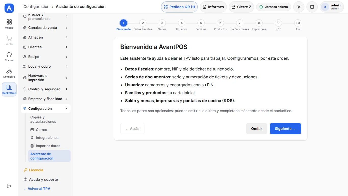 Configuración
