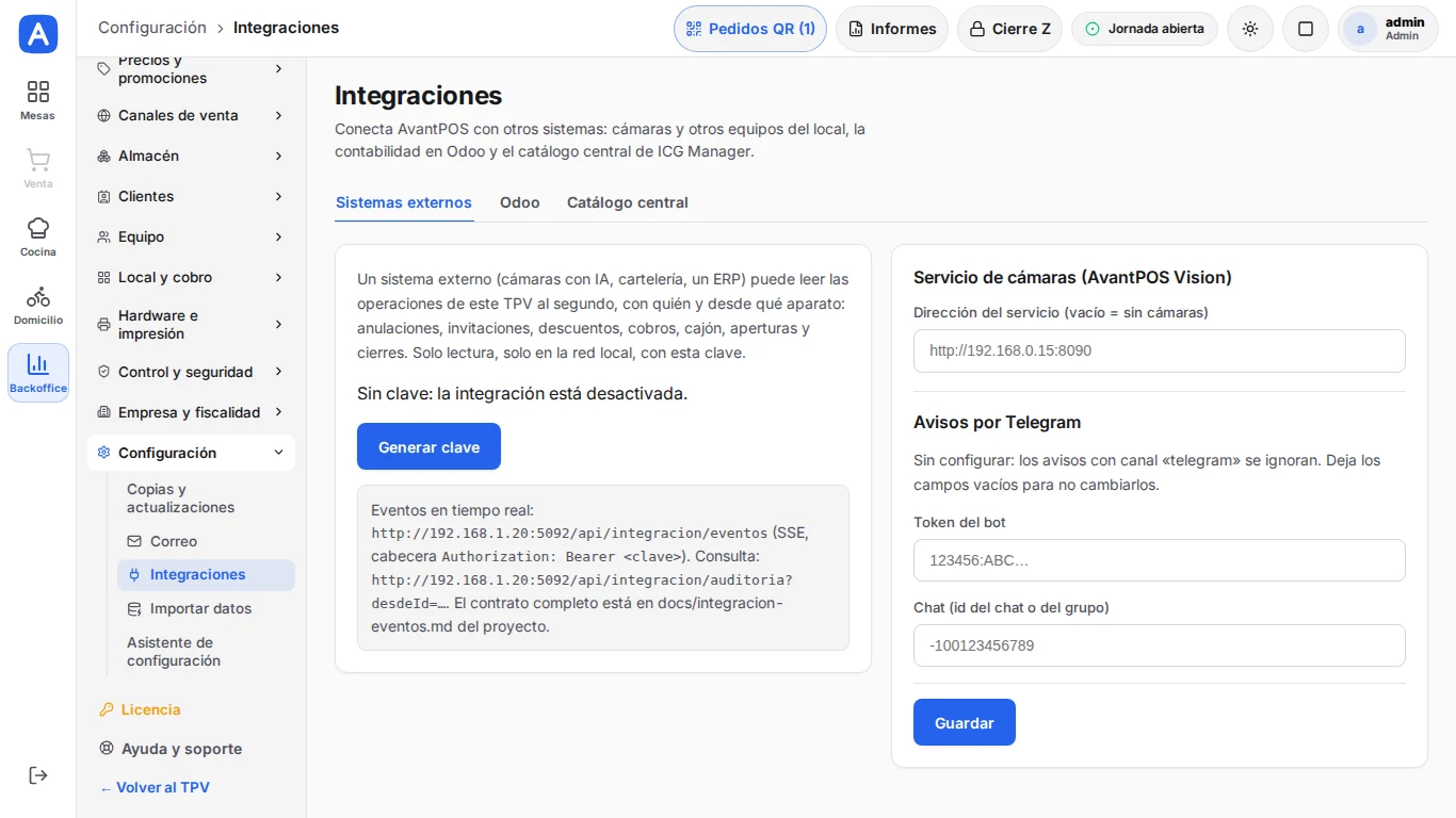 Configuración