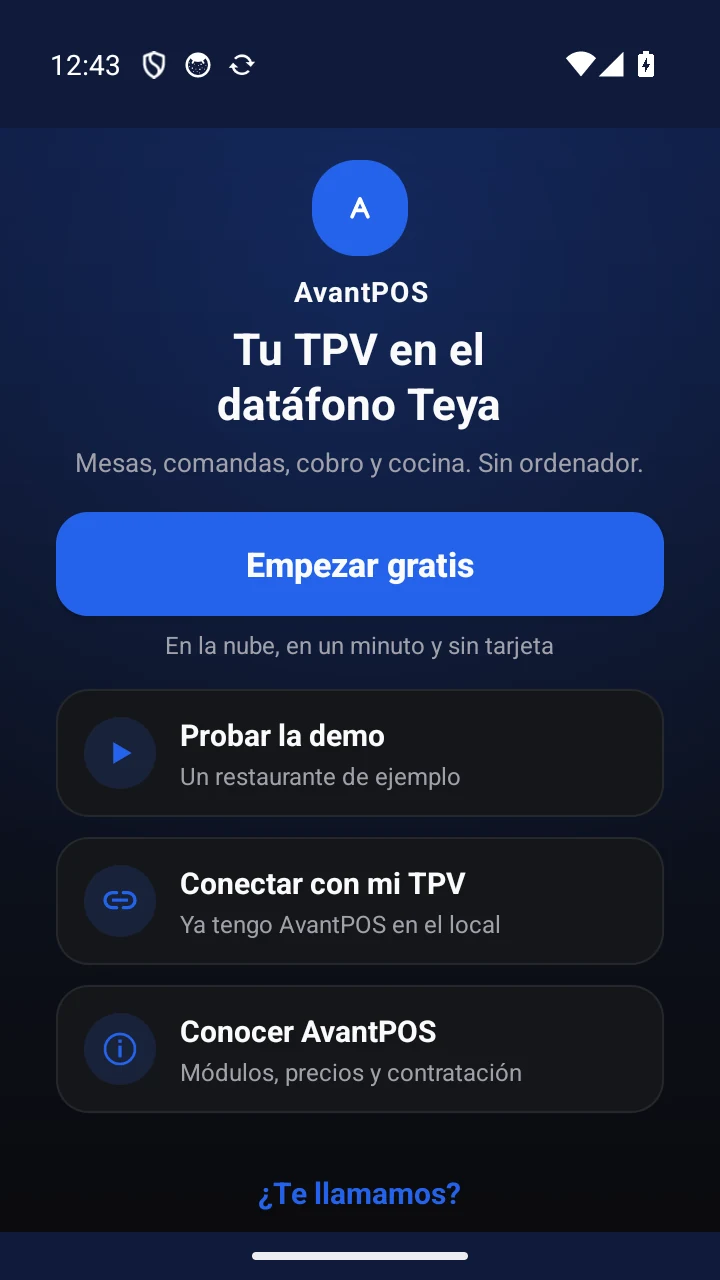 Empezar gratis: tu AvantPOS en la nube